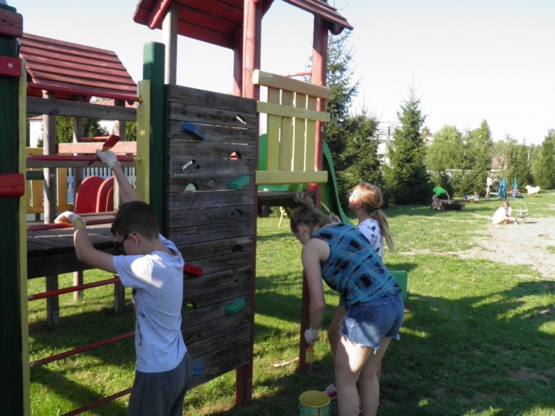 wolontariat malowanie